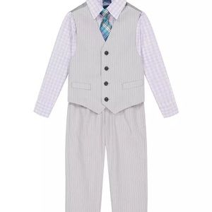 Baby boys Pinstripe Vest Set